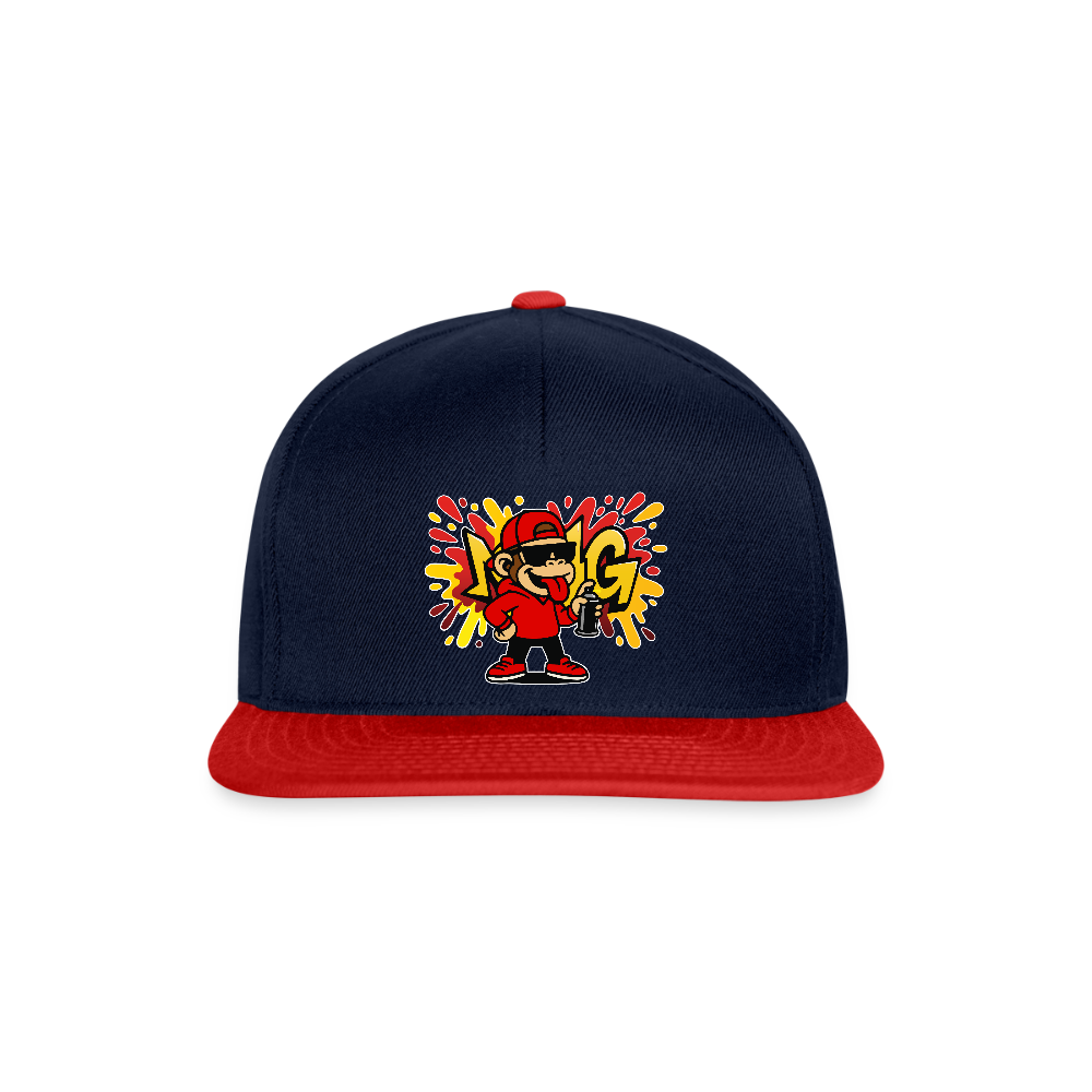 Graffitiapan - navy/red