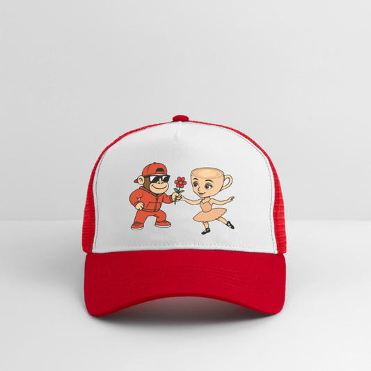 Ballerina cappucina - white/red