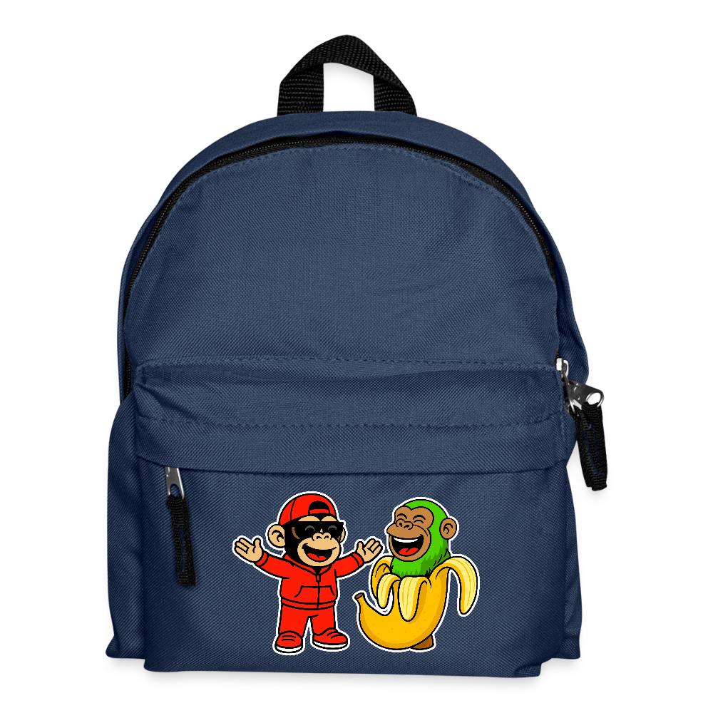 Liten ryggsäck | Chimpanzini bananini - navy